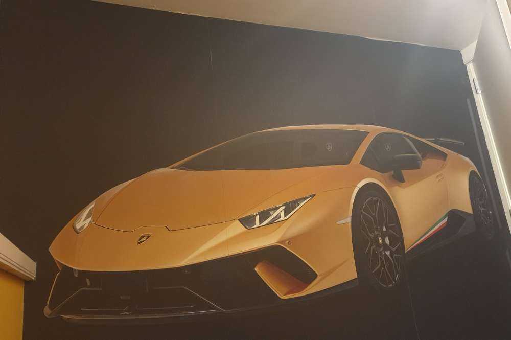 Lamborghini Huracán - Avant droit, noir