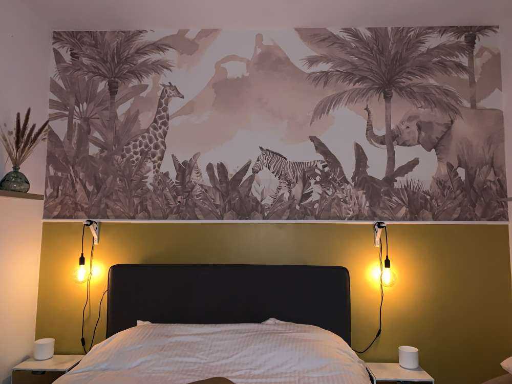 Animaux de la jungle en taupe