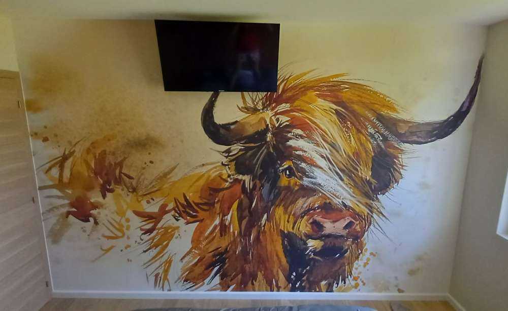 Peinture d'un Highlander écossais