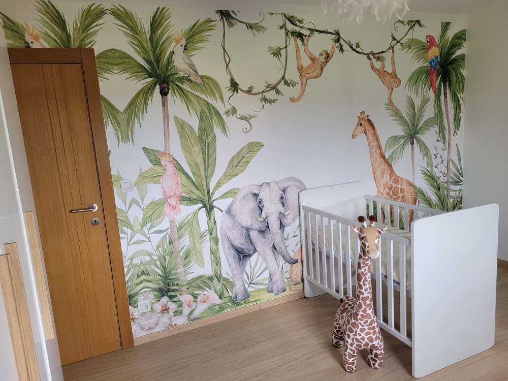 Animaux africains dans la jungle