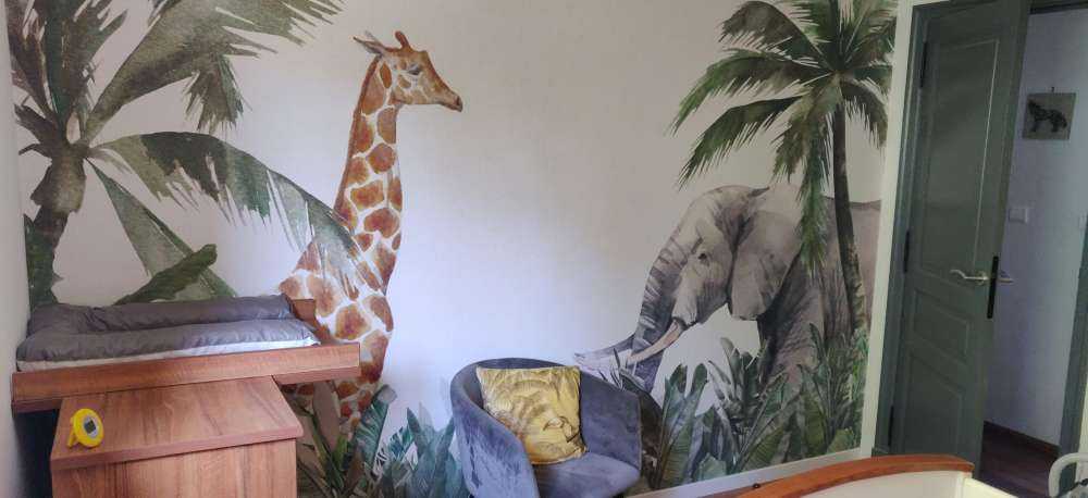 Animaux de la jungle coloré