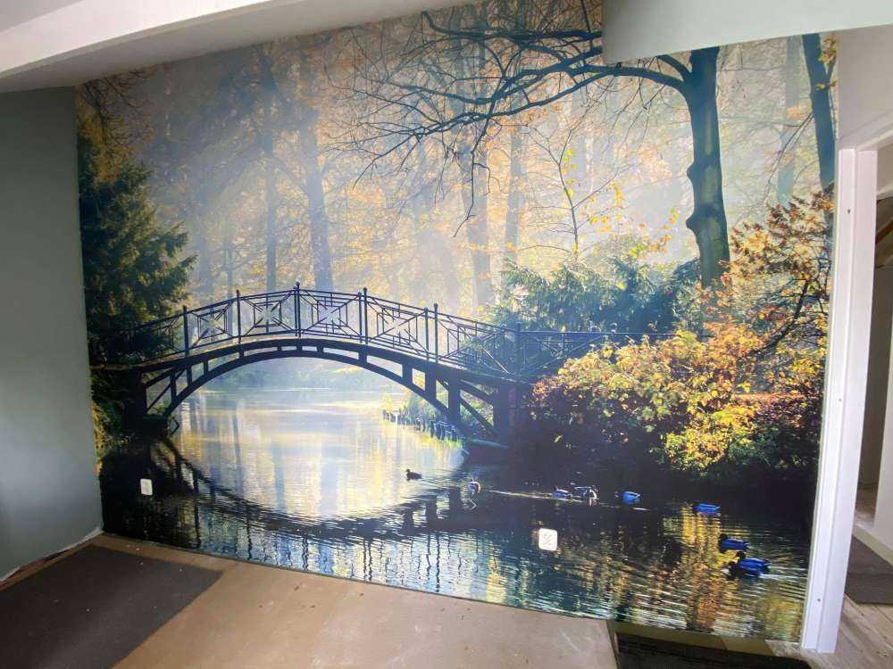 Vieux pont en automne