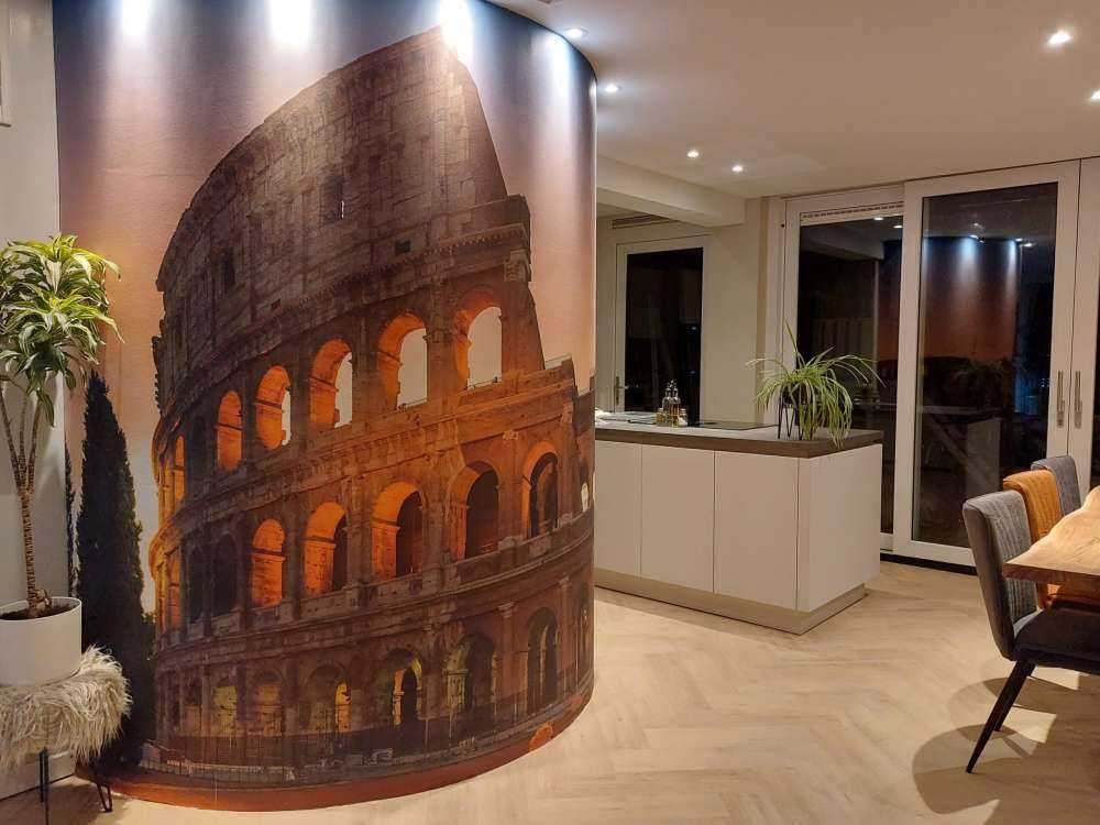 Colisée au lever du soleil