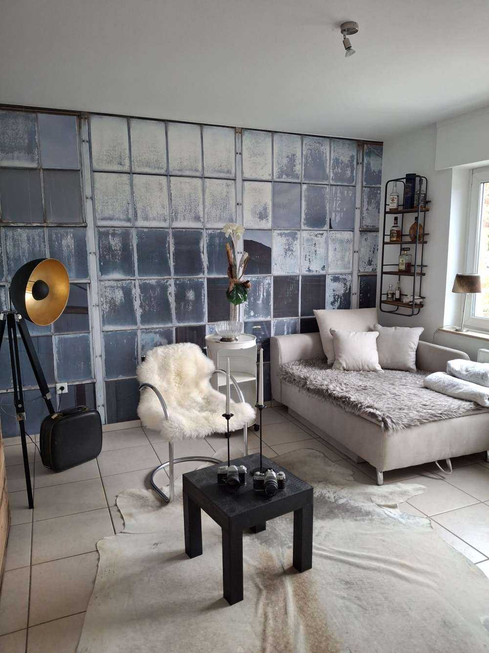 Ancienne fenêtre d'usine