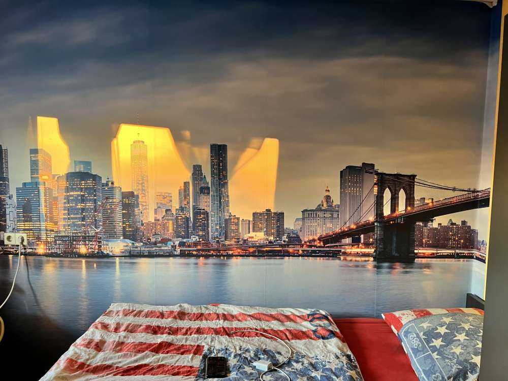 Coucher de soleil de New York