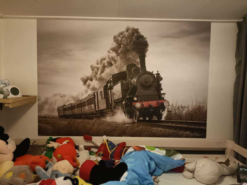 Vieux train à vapeur