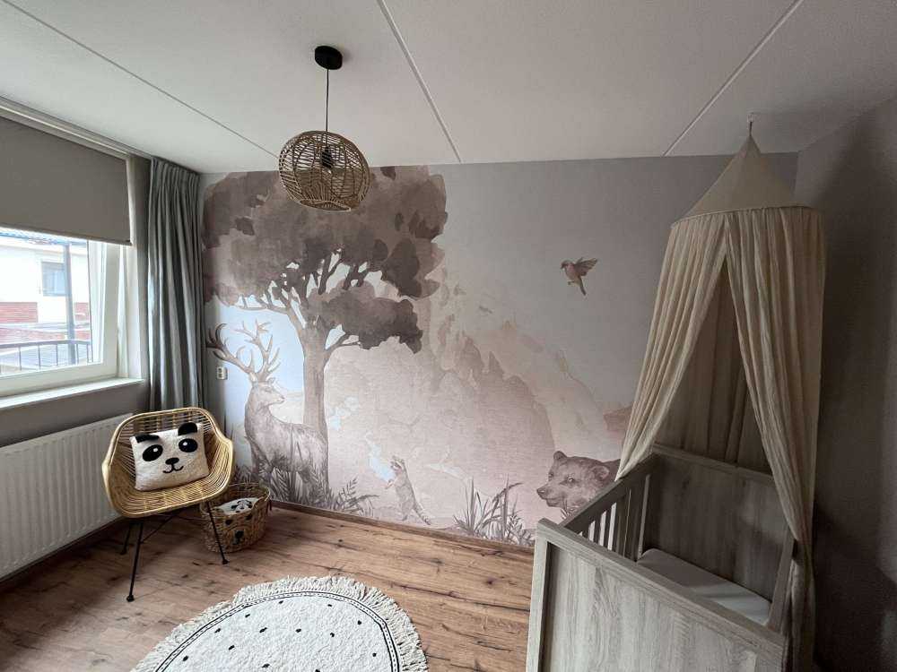 Animaux de la forêt en taupe