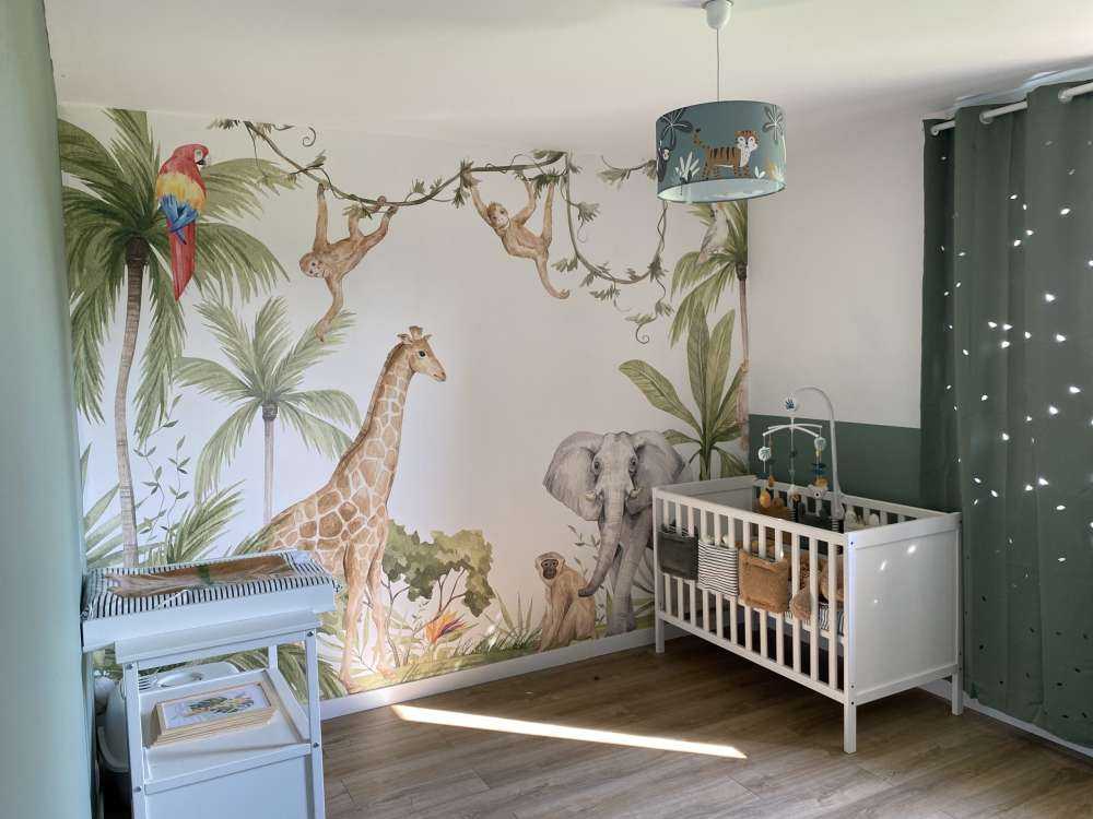 Animaux africains dans la jungle