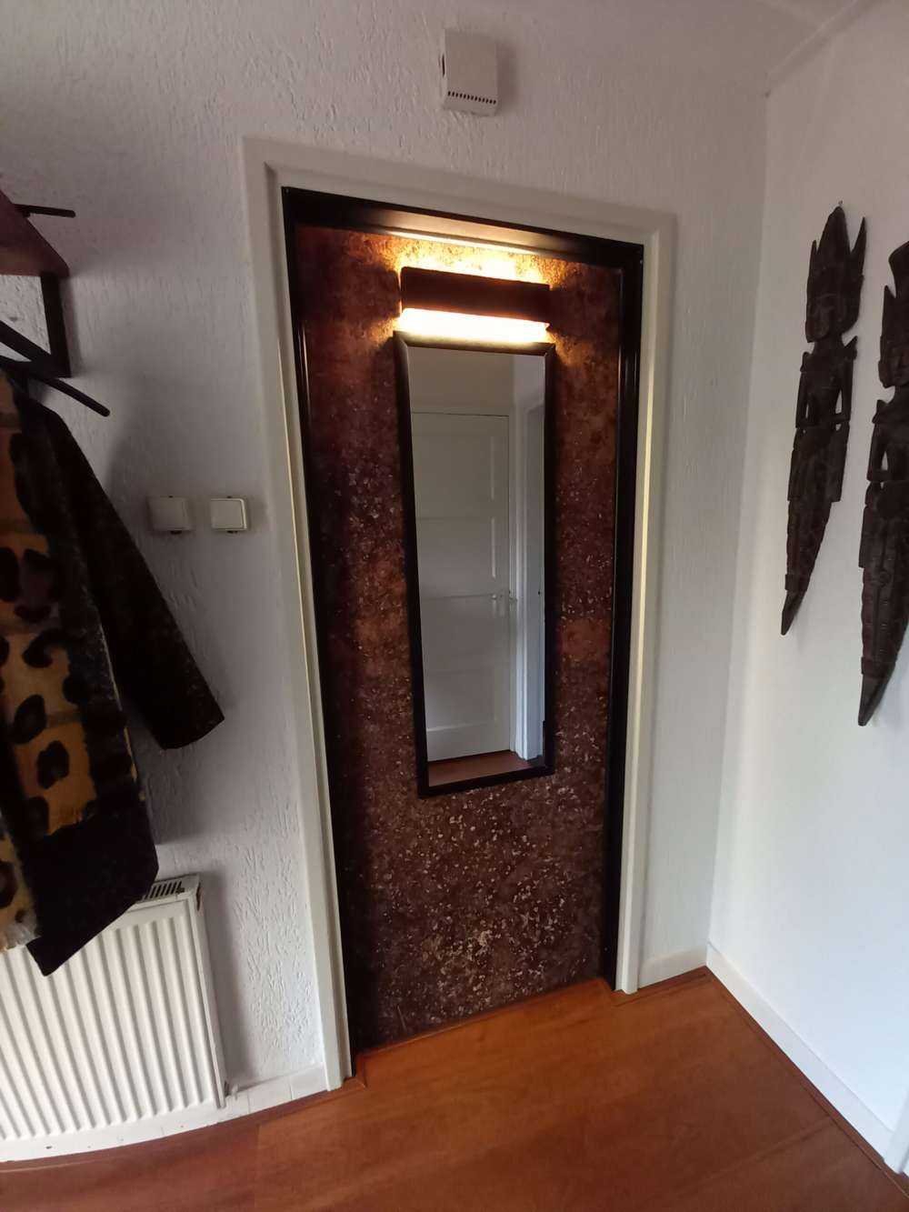 Structure brune rouillée