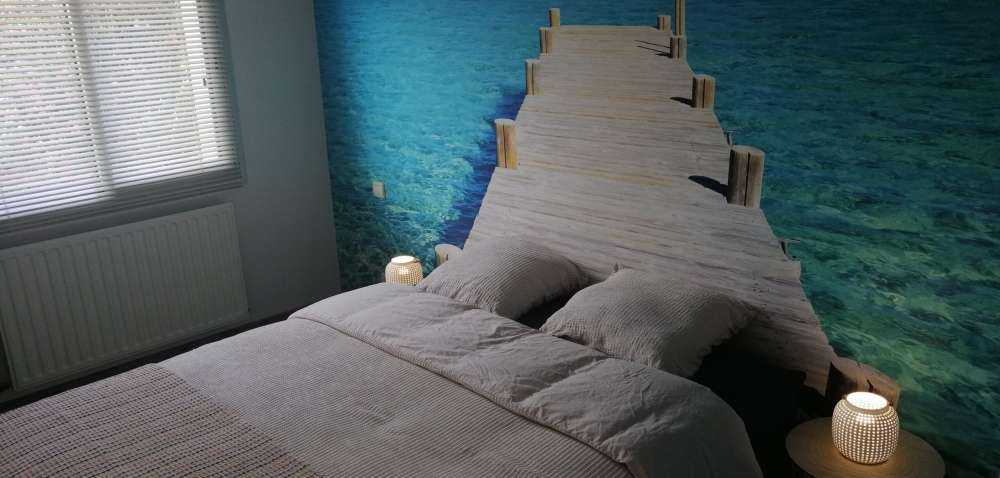 Remontant dans la mer