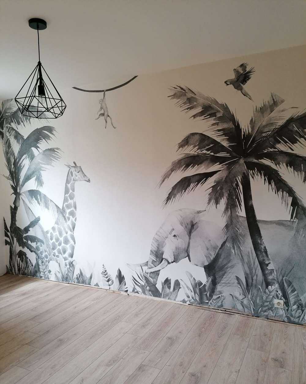 Animaux de la jungle joyeux