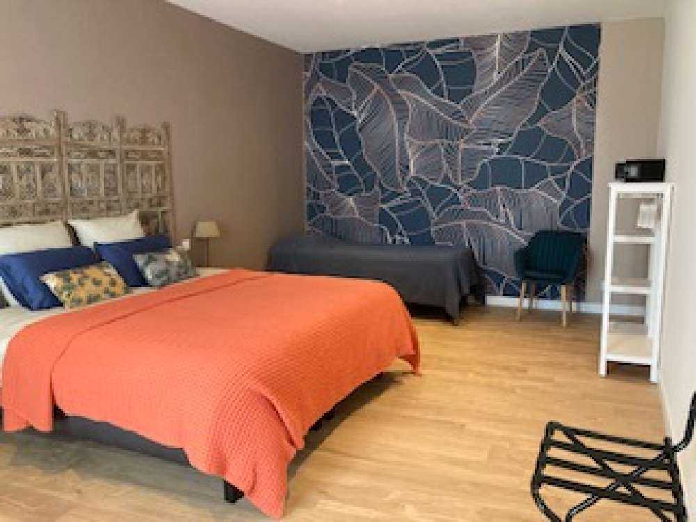 Feuilles de bananier bleues