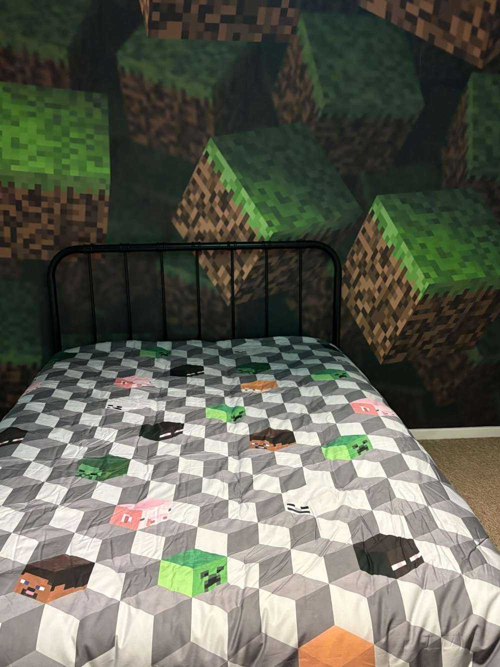 Blocs d'herbe 3D Minecraft