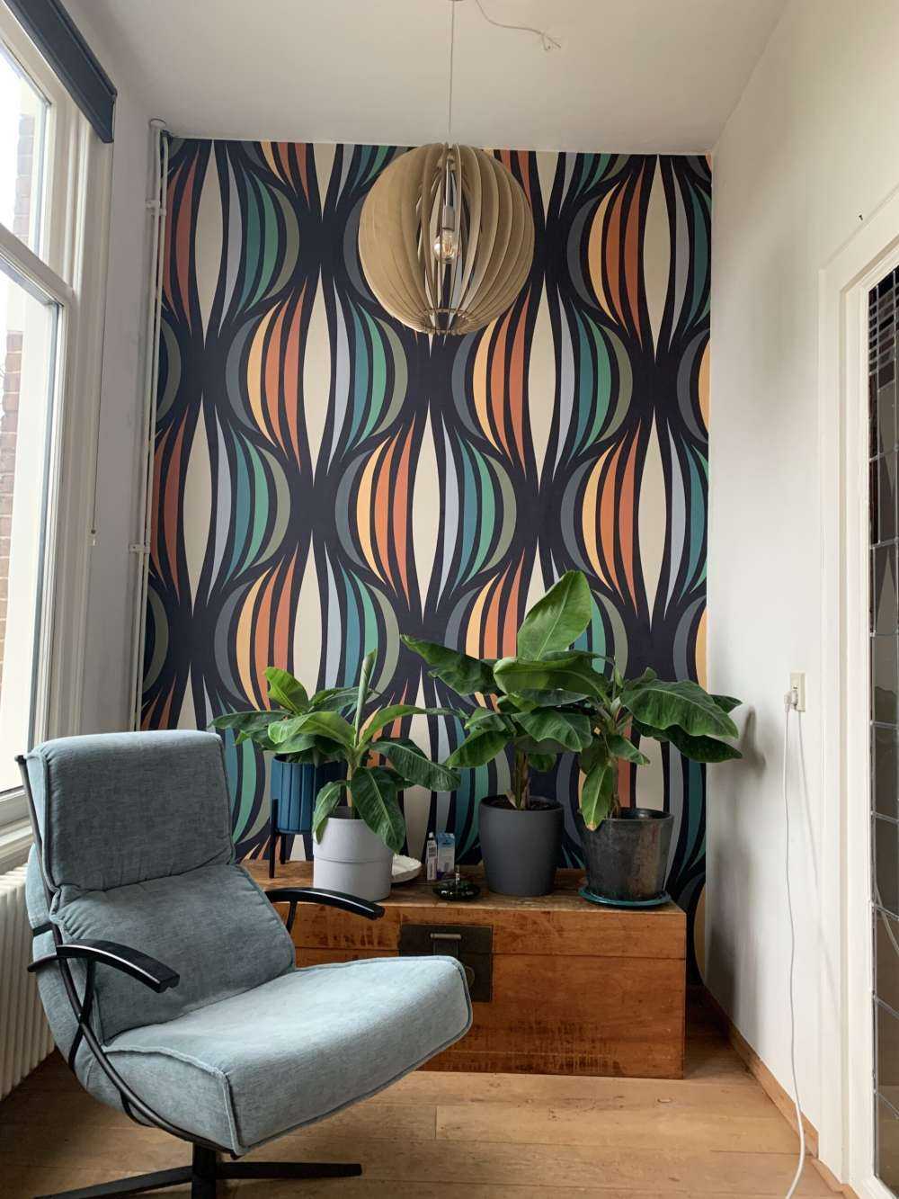 Motif de style rétro