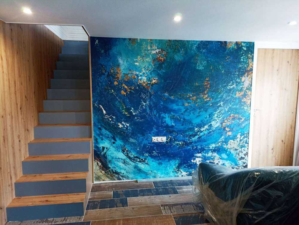 Peinture impression eau