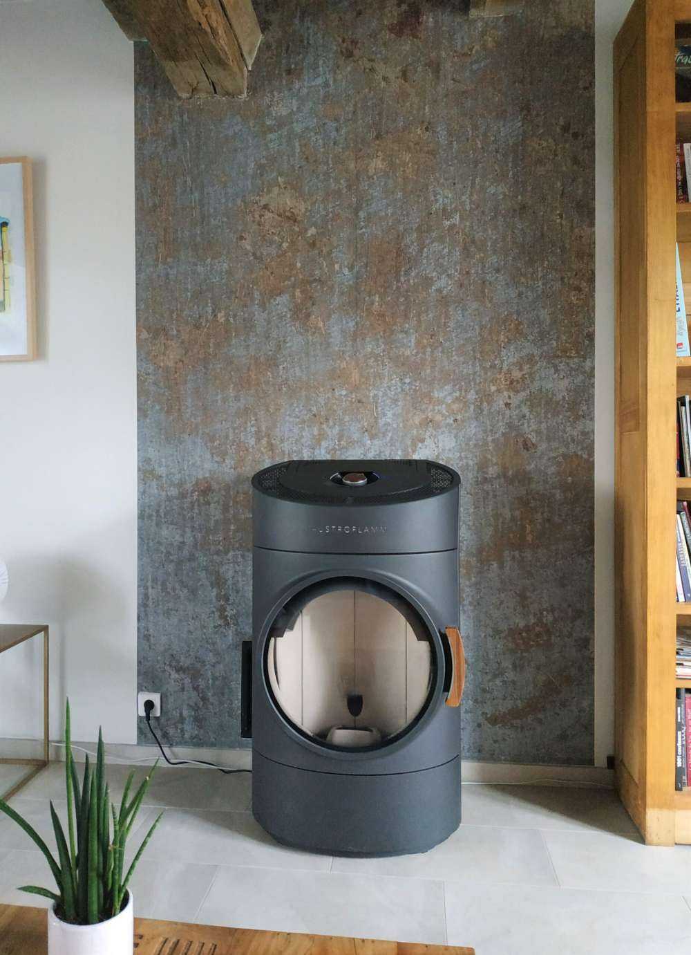 Structure couleur cuivre