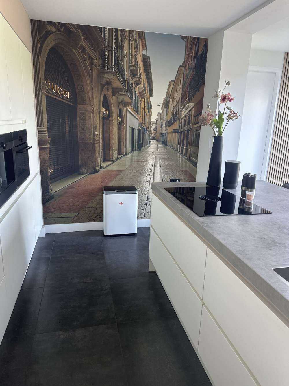 Rue commerçante en Italie