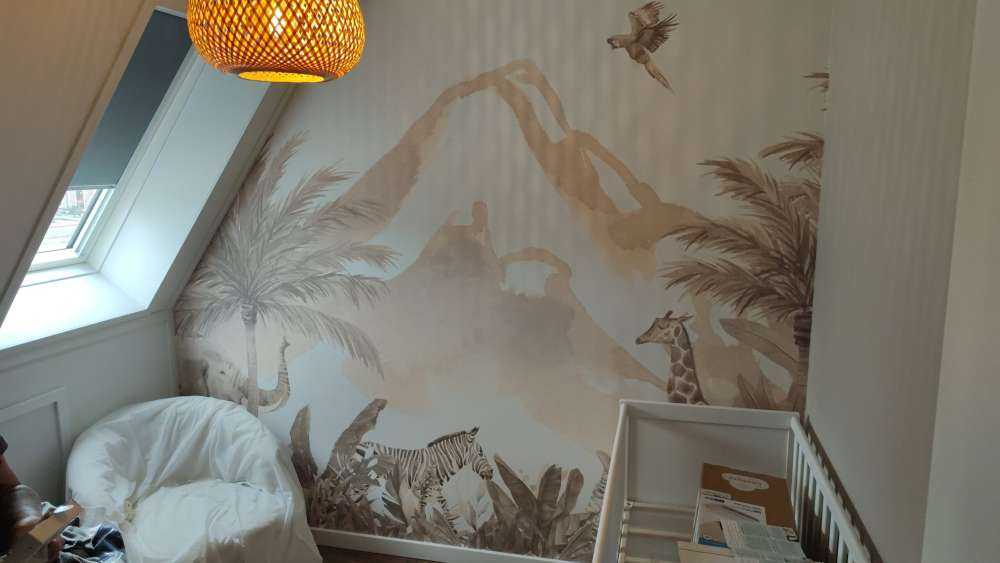 Animaux de la jungle en taupe