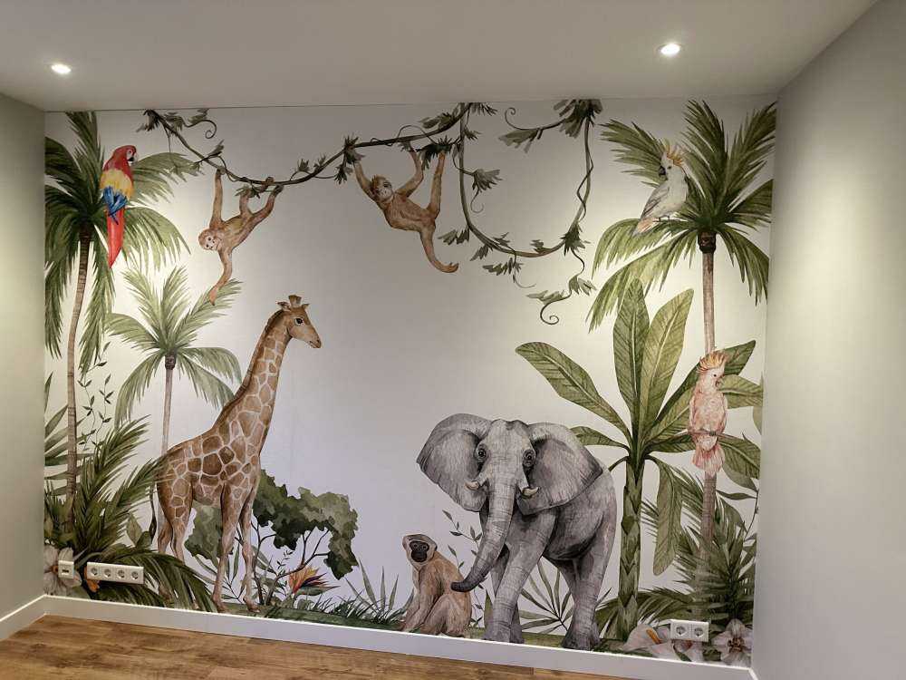 Animaux africains dans la jungle