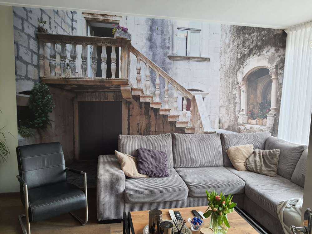 Marches dans la vieille ville de Korƒçula