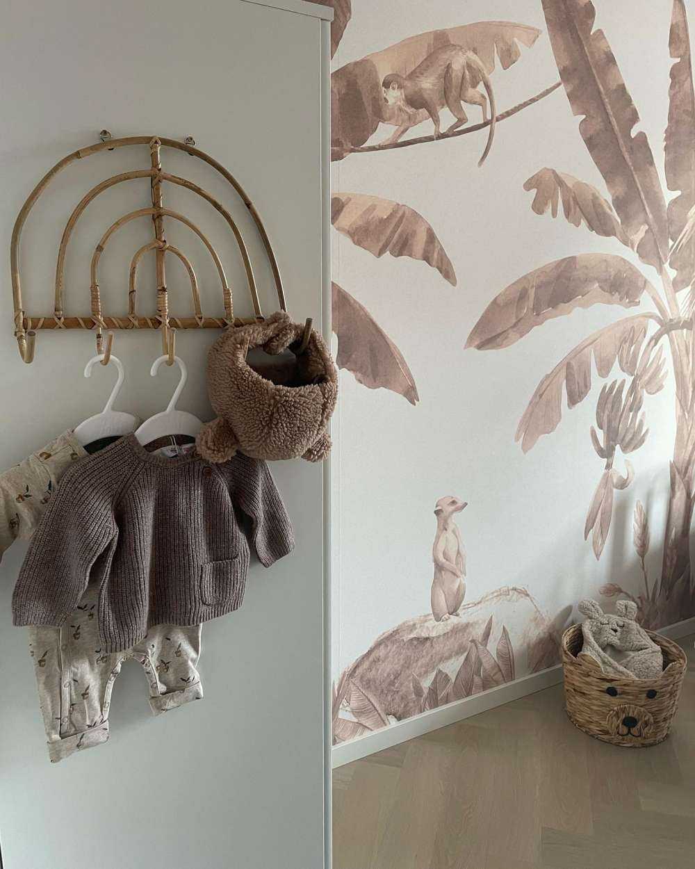 Petits animaux de la jungle en taupe