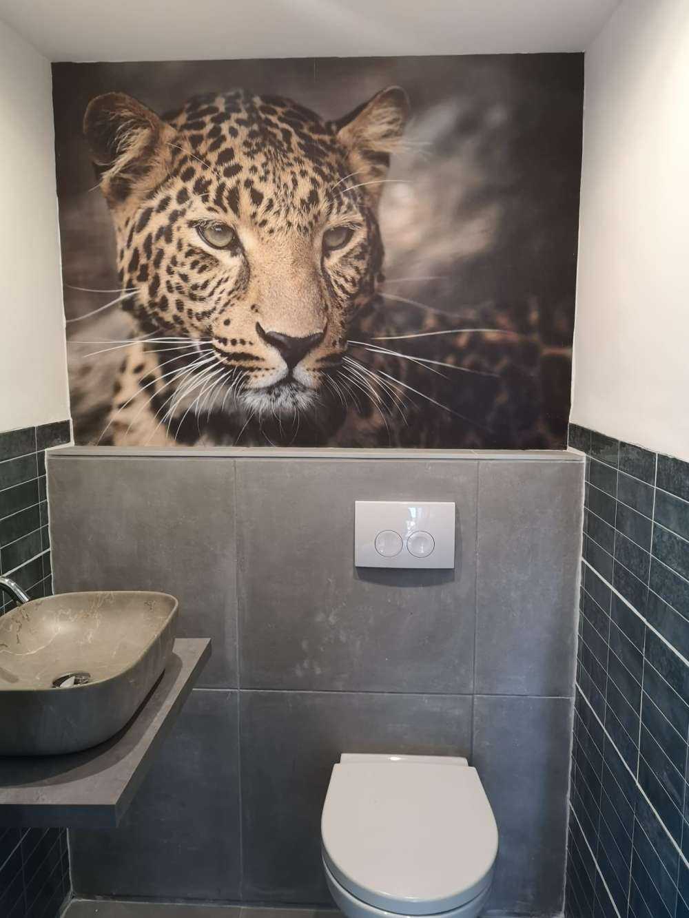 Gros plan d'une tête de léopard