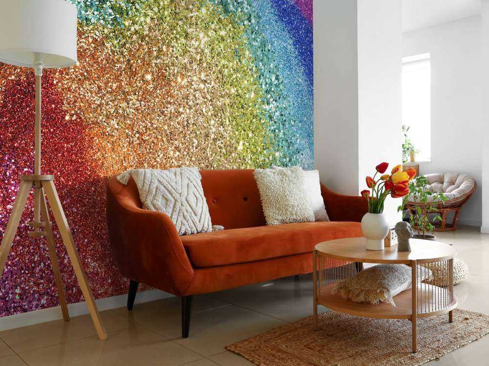 Paillettes arc-en-ciel