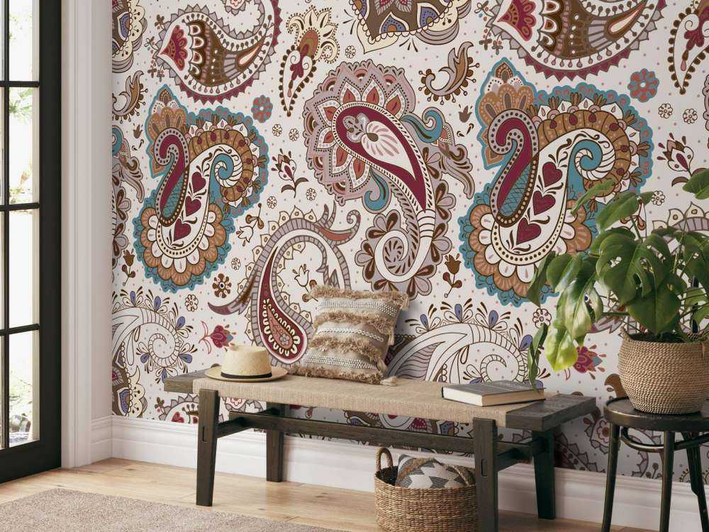 Fond de fleurs colorées