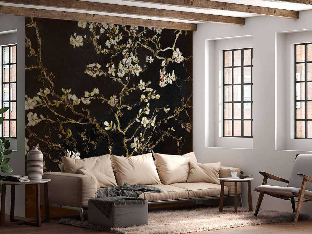 Fleur d'amandier foncé