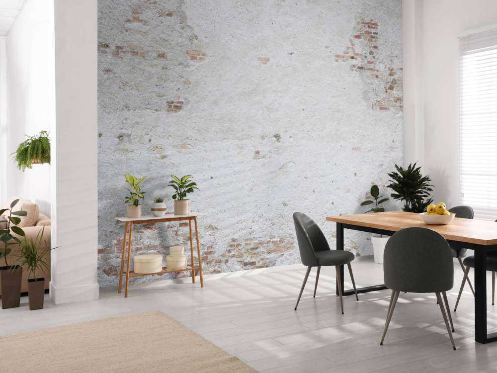 Vieux mur avec crépi