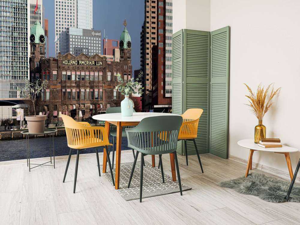 Hôtel New York Rotterdam en couleur 