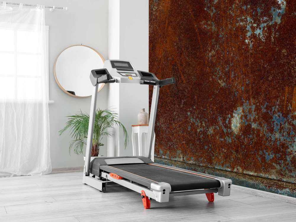 Structure métallique rouillée