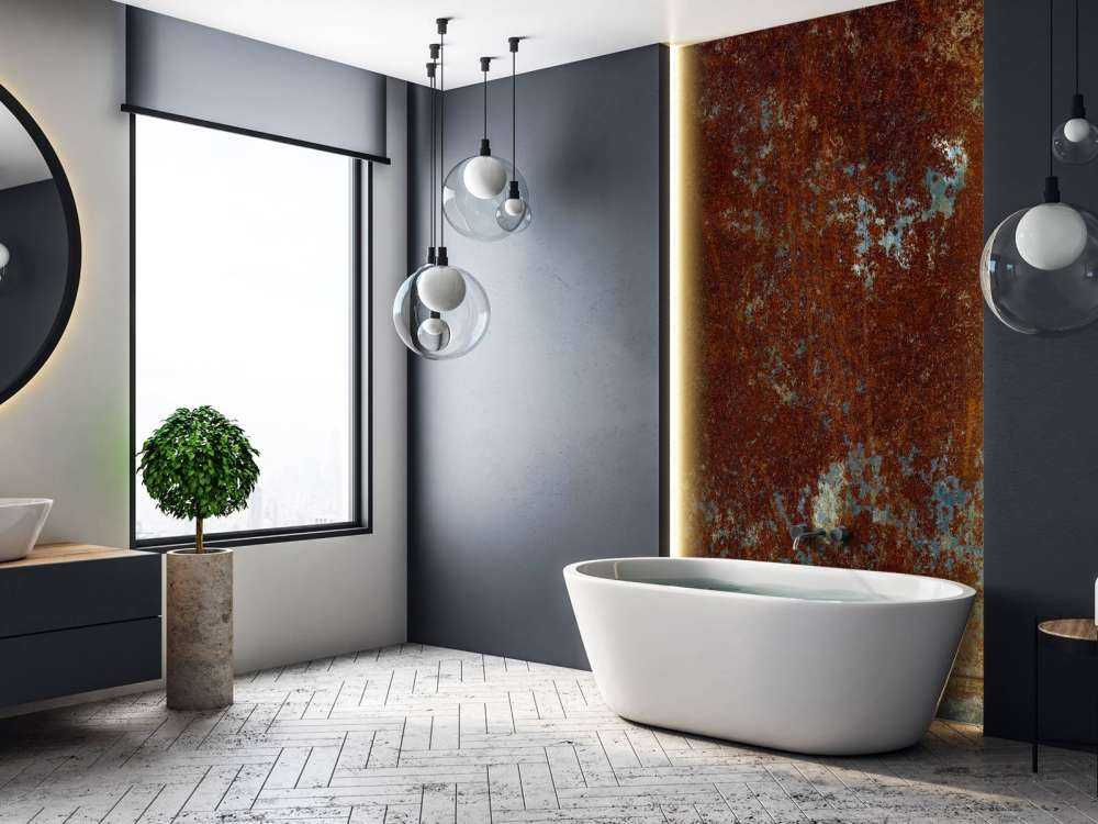 Structure métallique rouillée