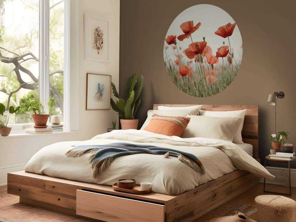 Coquelicots aux couleurs vintage