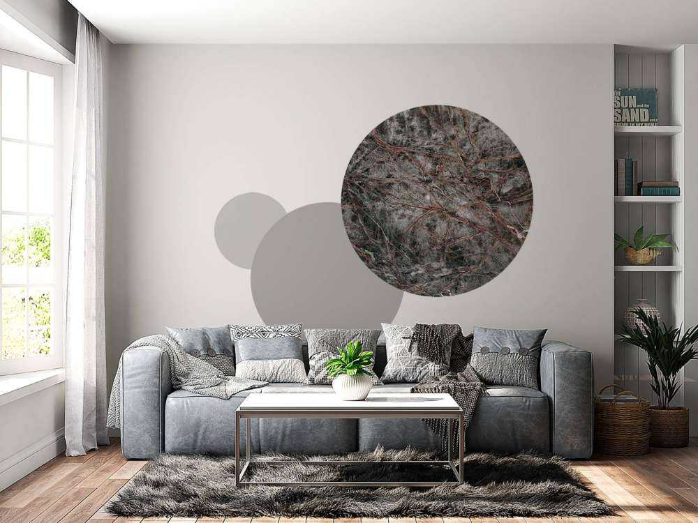 Marbre gris à structure fine