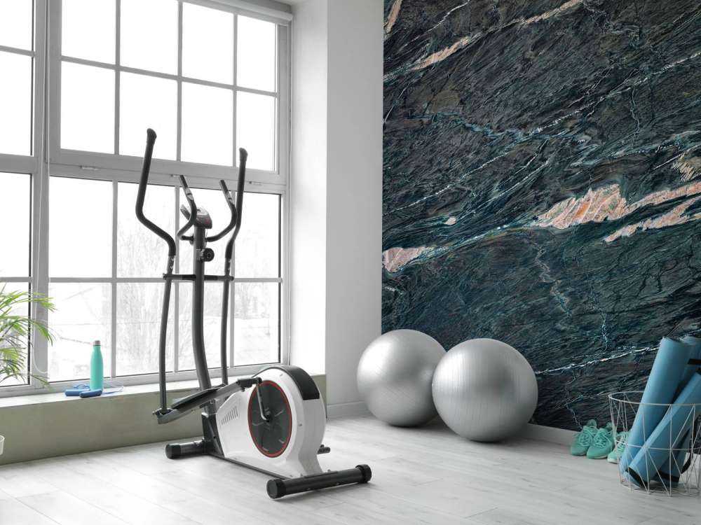 Marbre à structure ondulée