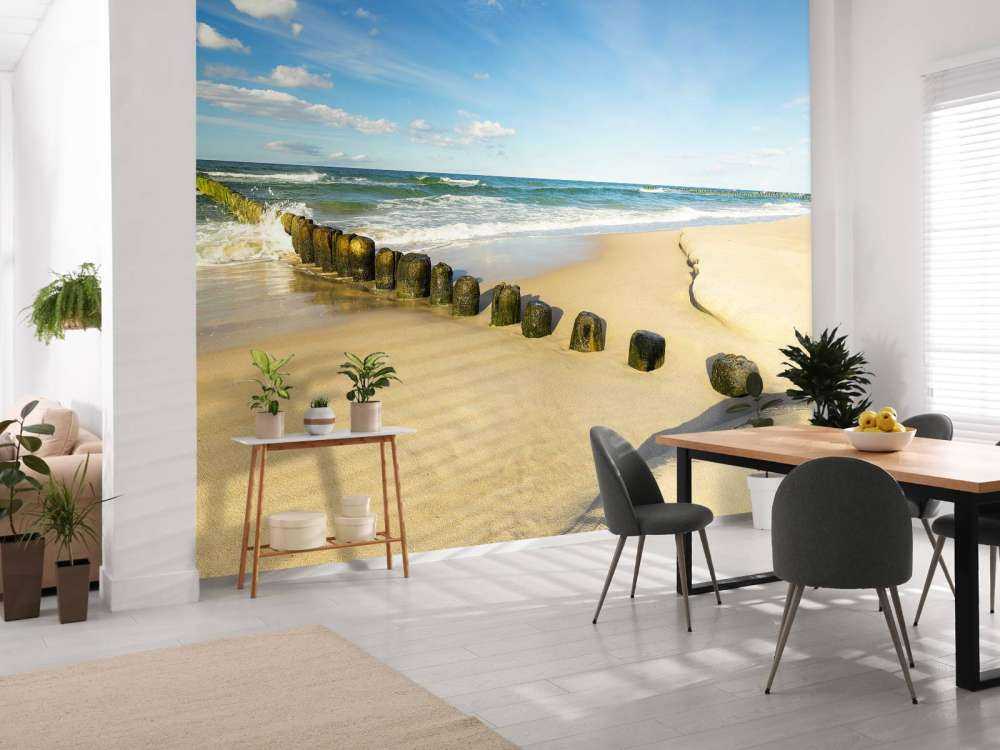 Plage par une belle journée