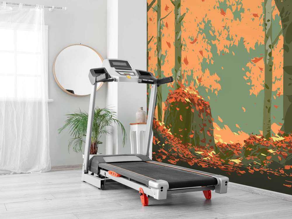 Illustration d'une forêt d'automne