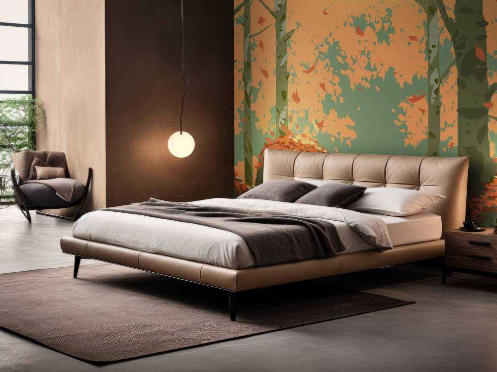 Illustration d'une forêt d'automne