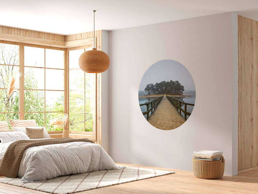 Une île dans le brouillard