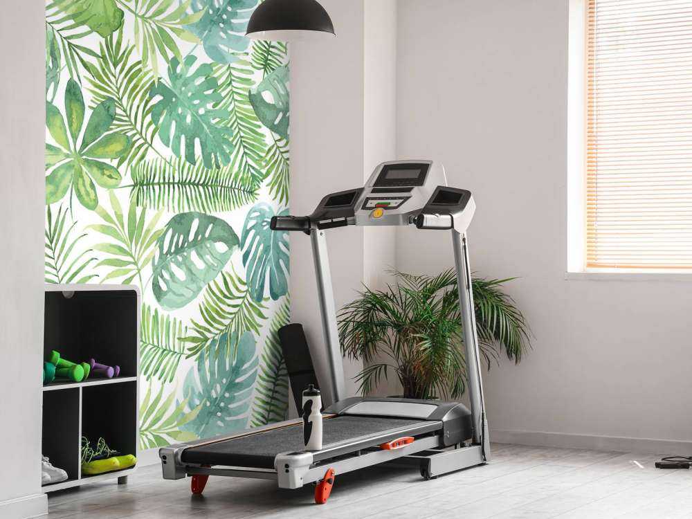 Feuilles d'aquarelle tropicales