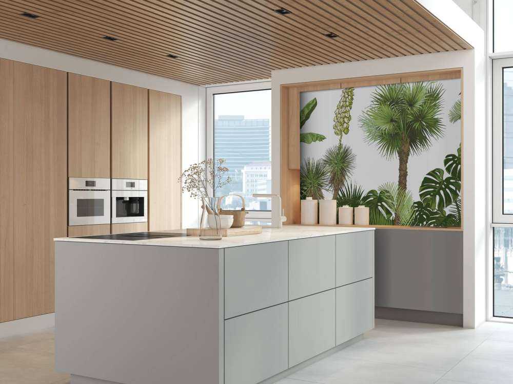 Plantes tropicales vertes