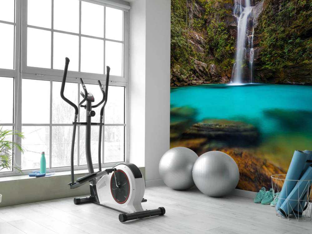 Chute d'eau turquoise