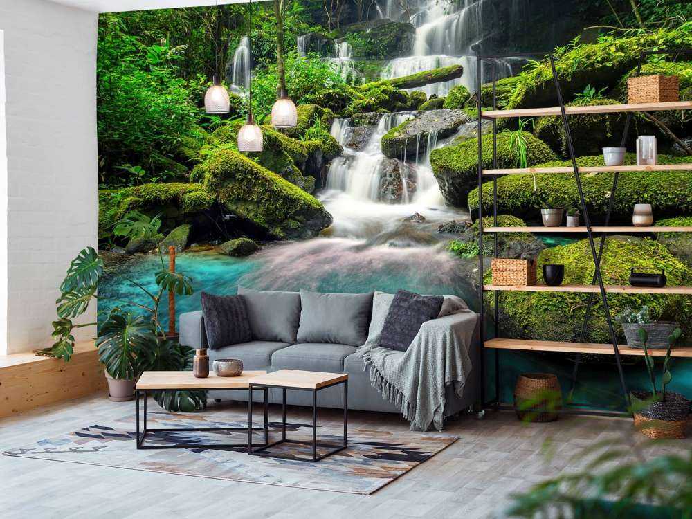 Chute d'eau dans une jungle