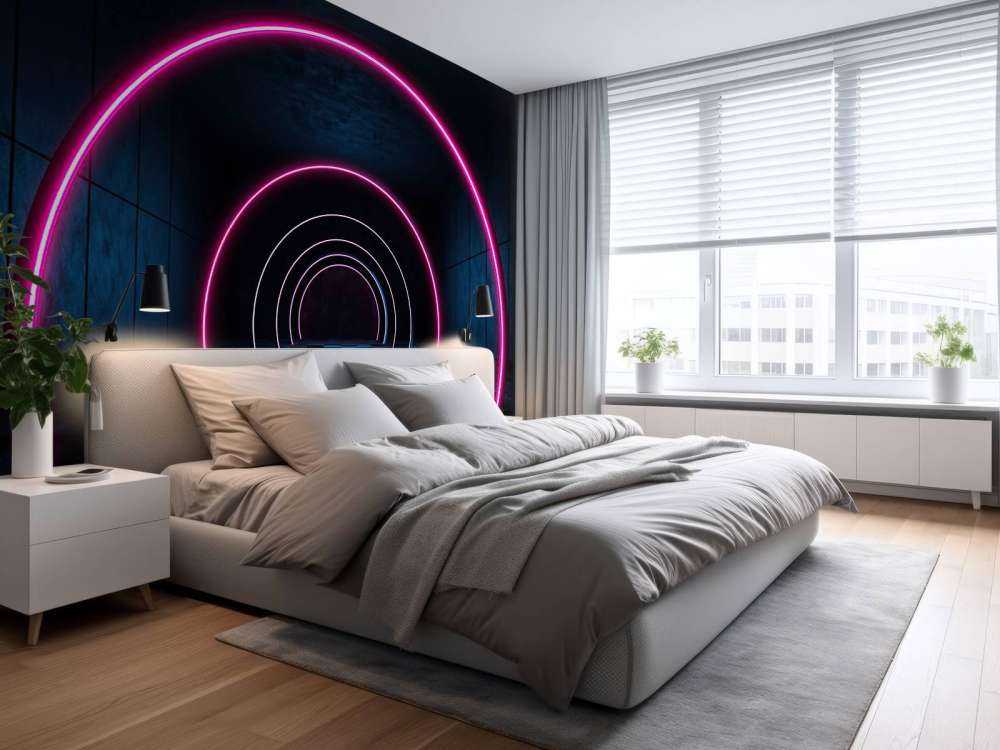 Couloir moderne et futuriste