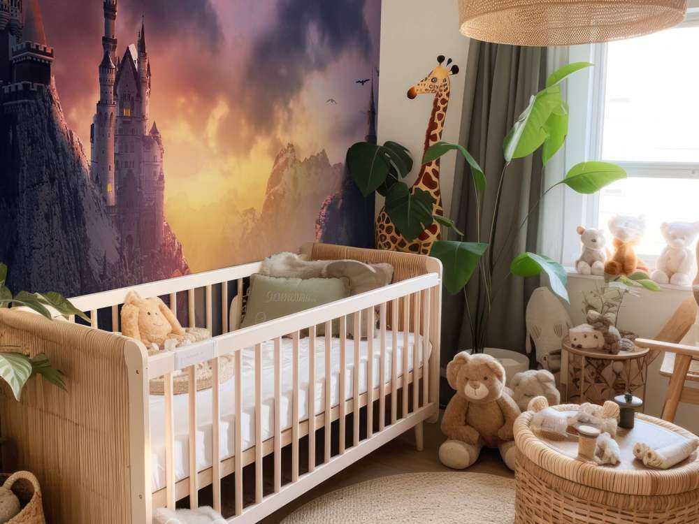 Château au coucher du soleil