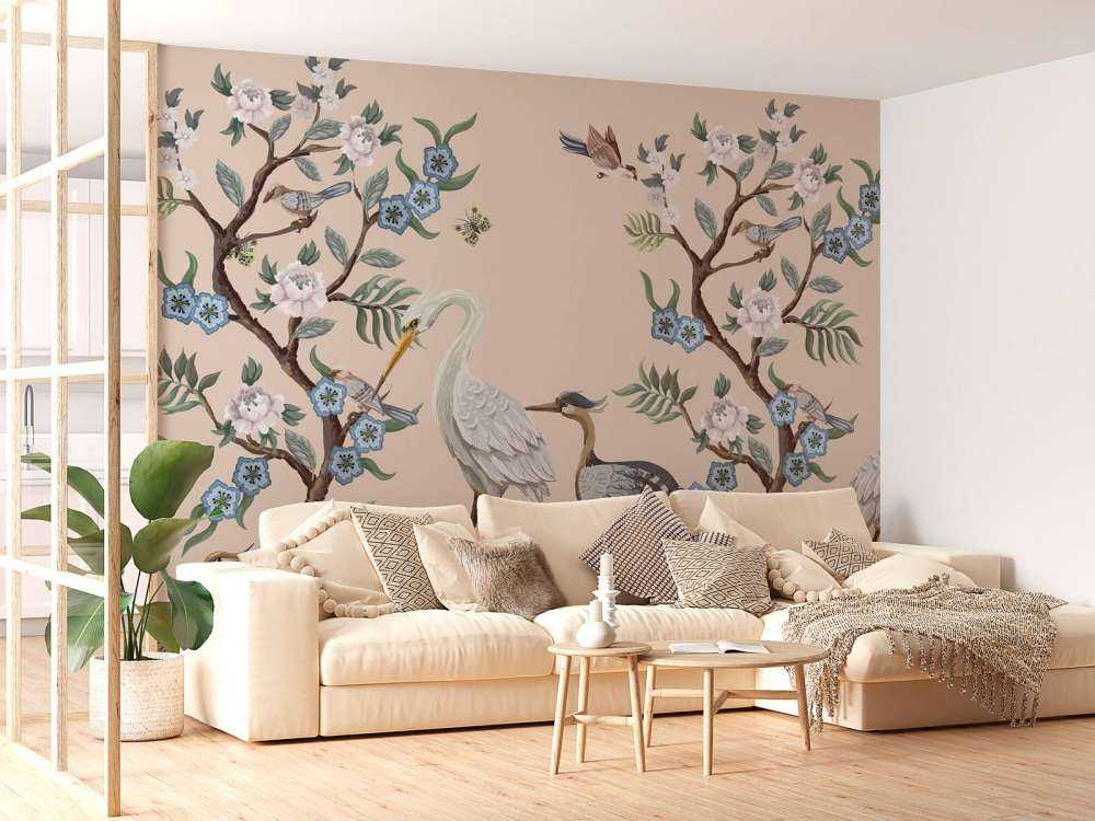 Des hérons colorés