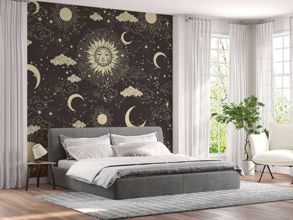 Nuit céleste au style vintage