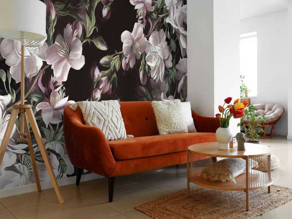 Fleur de pommier rose