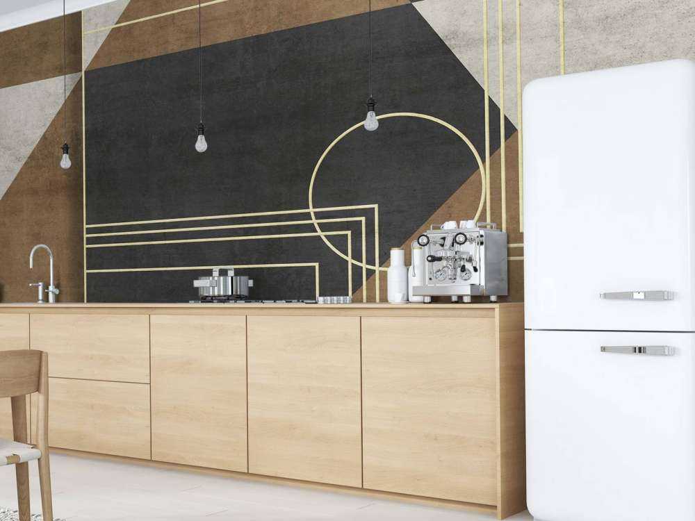 Lignes dorées art déco